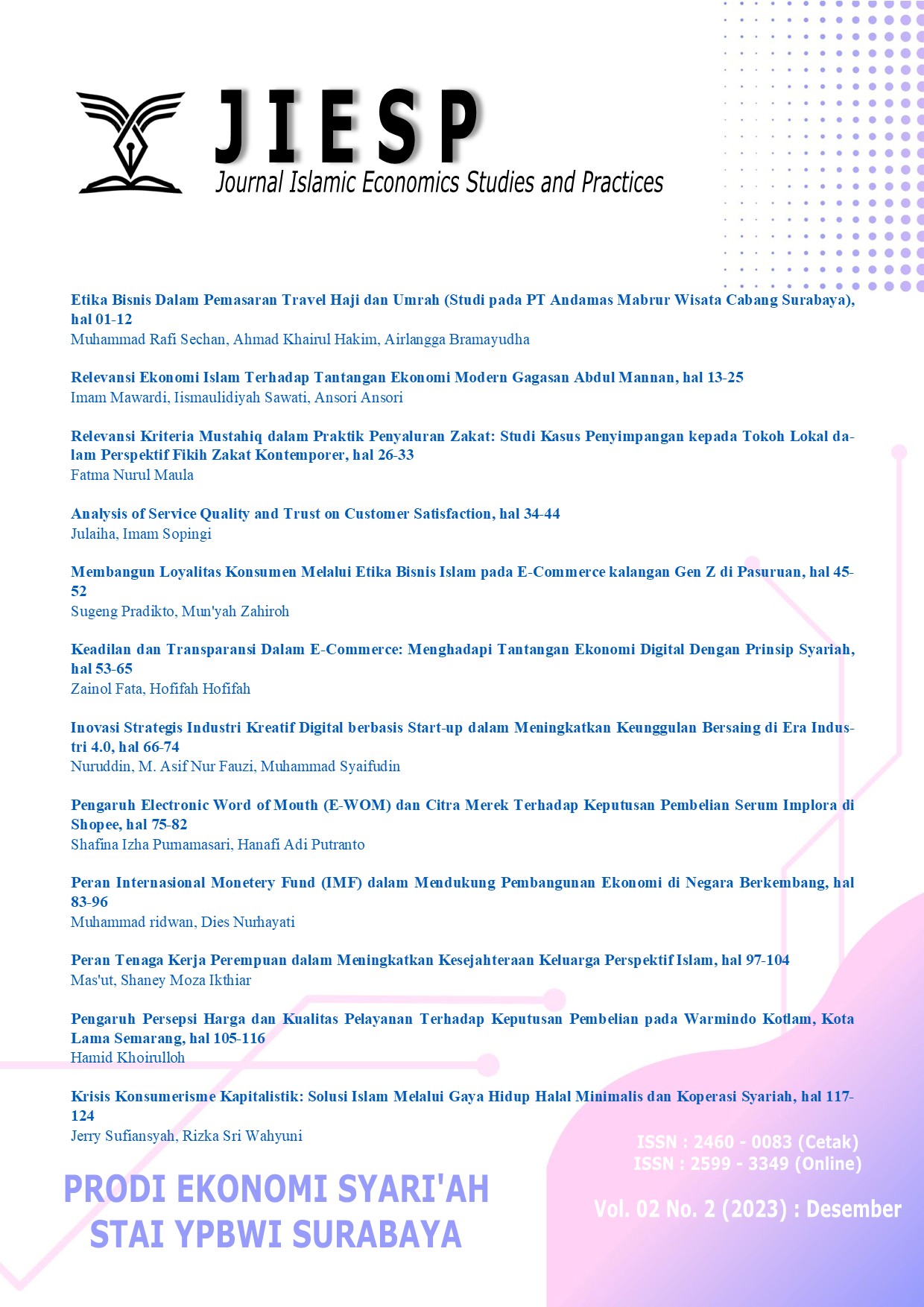 					View Vol. 4 No. 1 (2025): Juni
				