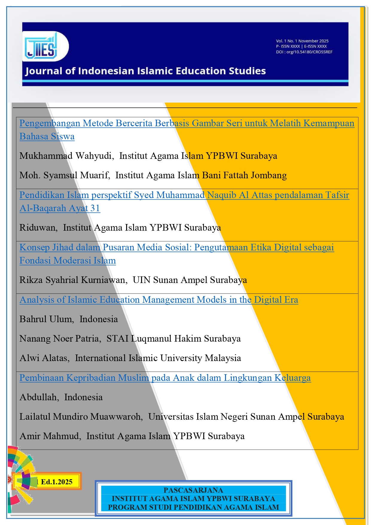 					View Vol. 1 No. 1 (2025): Desember
				